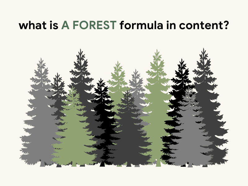 công thức viết content A FOREST